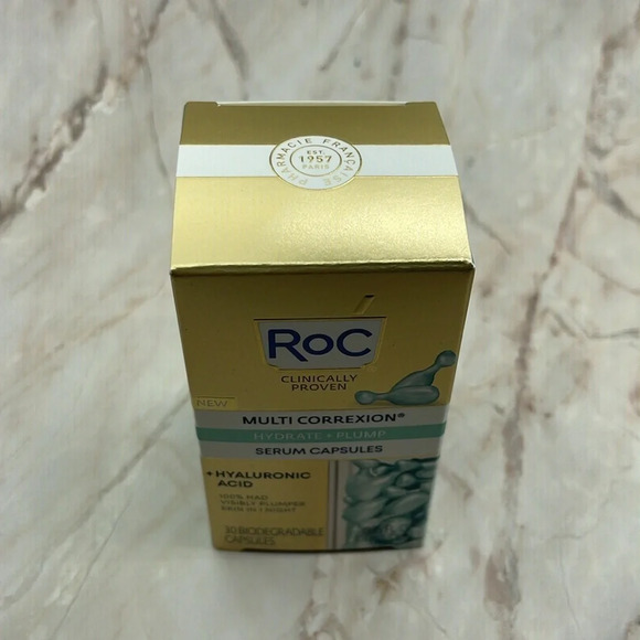 RoC Skincare Hydrate + Plump Serum Capsules (full size), NIB - Picture 4 of 10